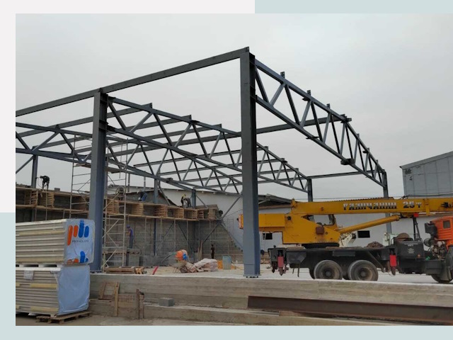 Строительство цехов в Королев