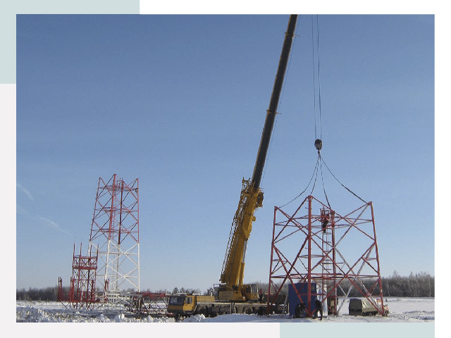 Монтаж вышек связи в Королев