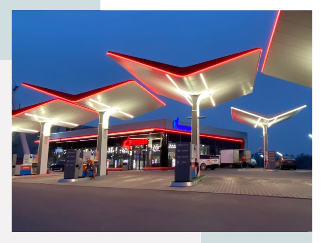 Навесы для АЗС в Королев