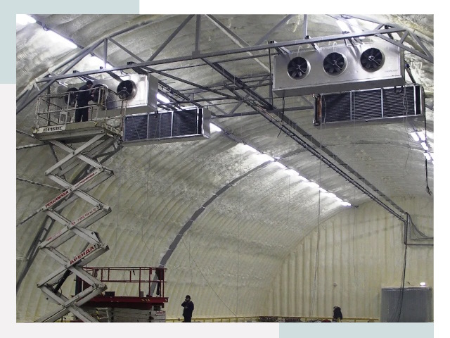 Оснащение ангаров в Королев