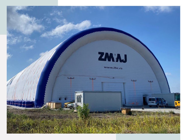 Брендирование ангаров в Королев